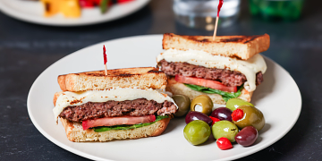 Caprese Smashburger Melt